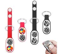 Echehi Lot de 2 Jouets Magnétiques Anti Stress, Portables, Anti Stress et de Concentration, Idéaux pour Adultes et Enfants. Rouge, Noir