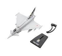Échelle 1/100 Eurofighter Typhoon EF-2000 Modèle de chasseur en alliage moulé sous pression Jouet pour collection