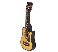 Échelle 1/12 Dollhouse miniature guitares en bois - Mini guitares - Affichage - Accessoire de maison de poupée (ballade)