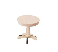 Échelle 1:12 Dollhouse Miniature Ronde en Bois Table Basse Meubles; Décoration de La Maison Jouet Dollhouse Accessoire Modèle