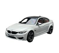 Échelle 1:18 pour BMW M3 Cinquième Génération F80 Alliage Modèle Voiture Berline Un Ami Collection Cadeaux d'anniversaire Jouets Non RC(White)