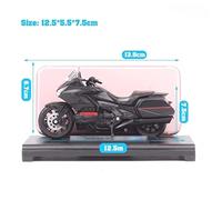 Échelle 1/18 pour Gold Wing 2020 Cruiser Vélo Modèle Moulé sous Pression Jouet Véhicule Touring Moto De Collection Garçons