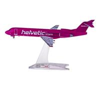 Échelle 1:200 for Avion Helvétique Fokker 559966 HB-JVC, Modèle d'avion en Alliage Métallique, Ornements De Collection Souvenirs Avion moulé sous Pression