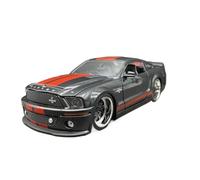 Échelle 1:24 pour Ford Mustang Shelby GT500KR Simulation Statique Modèle De Voiture Collection Commémorative Passionnés Jouets Non RC(Gray)