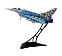 Échelle 1 72 Ef2000 Typhoon pour Modèle De Chasse Jouet Davion Statique Larmée Lair Allemande Avion Ensemble de Jeu de Passe-Temps Miniature(with Stand)