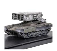 Échelle 1 72 pour Char Lance-Flammes Russe TOS-1, Peinture sur Neige, Modèle Fini, Ornements De Collection Jouets Non RC