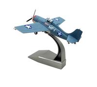Échelle 1/72 WWII US Navy F4F Wildcat Fighter Modèle en alliage moulé sous pression Jouet pour collection