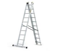 Echelle 3 éléments en aluminium 5,39m - DRABEST - ECHE539