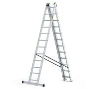 Echelle 3 éléments en aluminium 5,39m - DRABEST - ECHE809