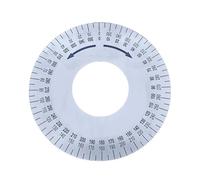 échelle à Cadran Cadran d'identification à Disque gradué 150 x 60 mm for Outils de Mesure de Machines-Outils