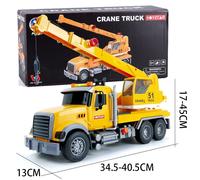 Échelle À Jet D'eau Pour Enfants, Son Et Lumière Inertiels, Mélange, Grue De Sauvetage, Camion De Pompiers, Simulation De Véhicule D'ingénierie, Jouet Pour Garçon