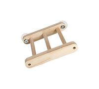 Échelle à oiseaux en bois pliable pour perroquets, jouet de broyage à bec multifonction, pour se tenir debout, se reposer et robuste, 1 pièce, 32,5 x 11,5 x 2,5 cm