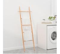 Échelle à serviettes 170 cm Bois massif de noyer