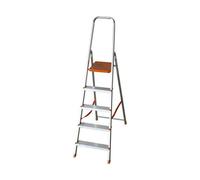 Échelle Aluminium 5 Échelons Échelle Pliant Léger Et Professionnel 150KG