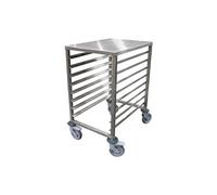 ECHELLE BASSE INOX SOUDEE 600X400- - Inox8 Niveaux x864mm