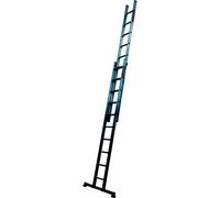 Echelle coulissante 2 plans à main Usage professionnel intensif 2x10 barreaux 5 m - 510510