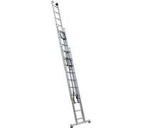 Echelle coulissante 3 plans à corde 3 x 10 barreaux 6m85 usage professionnel régulier PRC3 G