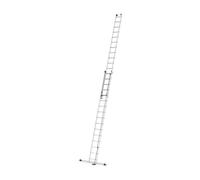 Echelle coulissante à Corde 2 Plans 2x16 échelons 7,9m/8,7m en Aluminium Hailo ProfiStep Duo