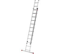 Echelle coulissante à Main 2 Plans 2x12 échelons 6m/6,75m en Aluminium Hailo ProfiStep Duo