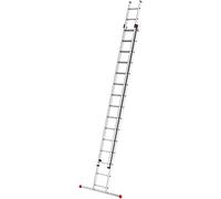 Hailo - Echelle coulissante à main 2x15 Haut. travail 8,40m - ProfiStep Duo