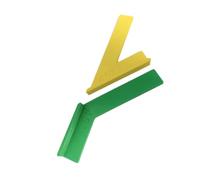 Échelle d'angle recyclable offrant un résultat précis pour faciliter le travail du bois, la construction et l'amélioration de la maison, mesure d'angle antidérapante