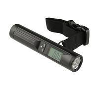 Échelle de bagage portable pour W/lampe de poche 40 kg/10 G Valise numérique électronique Sac de voyage Balance suspendue Échelle Bleu Bac