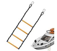 Échelle de bateau - Échelle arrière de bateau - Échelle de bateau avec poignée d'assistance - Idéal pour les bateaux et les sports nautiques - Marches d'accessoires portables - Échelle pliable pour un