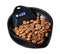 Échelle de café numérique : échelle compacte de 13,5 x 10 cm, échelle en silicone ABS, haute précision 0,1 g | Mini outil de mesure portable pour magasin à domicile.