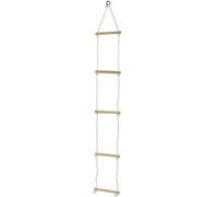 Playtastic Échelle de Corde avec 5 échelons en Bois