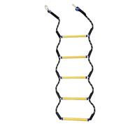 Échelle de corde de bateau à 5 étapes, échelle de corde marine, extension d'échelle de corde de bateau portable, échelle d'embarquement de corde de pêche, pour bateau gonflable, kayak, bateau à