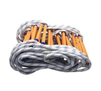 Échelle de Corde de Sécurité D'échelle de Feu de 3M avec Le Crochet pour des Enfants et des Adultes Portatifs et Réutilisables