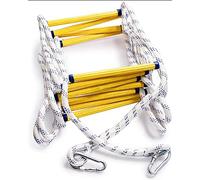 Échelle de Corde d'évacuation, échelle de Secours en Nylon, échelle de sécurité Souple et Ignifuge, échelle de sauvetage/a/20 m/65,6 pi (A 25 m/97,6 pi)