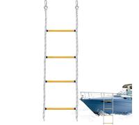 Échelle de Corde D'évacuation, Échelle Souple en Résine, Échelles de Corde pour Adultes, pour Escalade en Hauteur, Travail d'urgence, Intervention de Sécurité, Sauvetage en Cas d'incendie