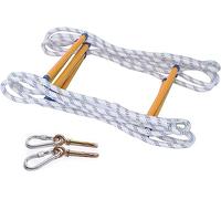 Échelle de Corde d'urgence for Escalier Secours Déploiement Rapide en Nylon Facile à Utiliser, Convient l'escalade Adulte Plein Air, 15M