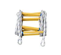 échelle de Corde, Échelle de Secours, avec mousquetons Robustes - secours/15 m
