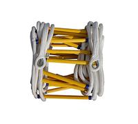 Échelle de Corde, échelle de Secours Domestique, échelle de sécurité d'urgence, échelle de Secours pour Enfants et Adultes, capacité de Charge jusqu'à 420 kg/15 m