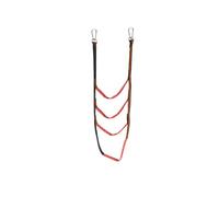 Échelle de Corde Gcroet, Boat Folding Boarding Ladder, Portable, Multicolor, 3-5 Steps(Red 4 Step)