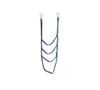 Échelle de Corde Gcroet, Boat Side Hanging Soft Rope Ladder Folding 3/4/5 Step Multicolor(Blue 4 Step)