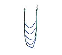 Échelle de Corde Gcroet, Portable Folding Boat Rope Ladder 3/4/5 Step Multicolor(Blue 5 Step)