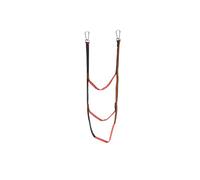 Échelle de Corde Gcroet, Portable Folding Rubber Boat Rope Ladder Multicolor 3/4/5 Step(Red 3 Step)