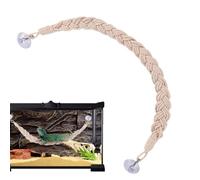 Échelle de corde - Jouet pour crabes ermites - Corde en jute naturelle | pour escalade - Accessoire d'habitat d'aquarium - Reptiles de petits animaux - Robuste