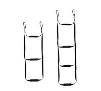 Échelle De Corde Marine Boat Rope Ladder Climbing Aid Accessories Multipurpose Steps Nylon Webbing for Kayak Removable Lightweight(Black-4 Steps)