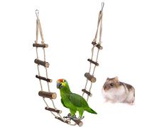 Échelle de corde pour animaux de compagnie, hamster doux longue corde d'escalade échelle oiseaux balançoire pont suspendu jouets pour souris, chinchilla, rat, écureuil, hamster nain, perroquet