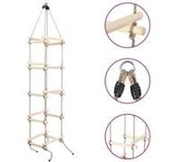 Bois Echelle de Corde pour Enfants 200 cm Escalade Aire de Jeux Jardin vidaXL