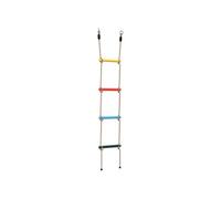 vidaXL Échelle de Corde pour Enfants avec 4 échelons Multicolore, échelle d'escalade, balançoire de Corde, balançoire de Jardin, échelle Suspendue