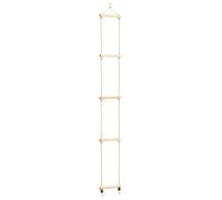 vidaXL Échelle de corde pour enfants Bois massif et PE 30x168 cm