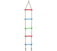 Échelle de corde pour enfants, cordes en plastique et nylon robustes de 1, 8 m, jouets d'escalade, idéal pour balançoire, extérieur, cabane dans les arbres, corde d'escalade pour aire jeux pour enf