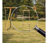 Echelle de corde pour portique 2.20 à 2.30 m beige TU