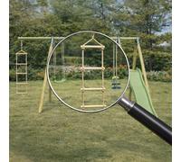 Echelle De Corde Pour Portique Balançoire 1.90 M Pour Enfants Beige TU