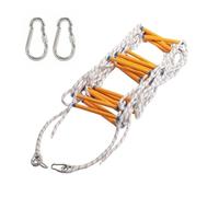 Echelle de Cordes 5M,Échelles de Secours Incendie avec Mousquetons